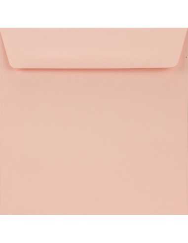 Plicuri decorative colorate pătrate K4 15,5x15,5 HK Burano Rosa roz deshis 90g