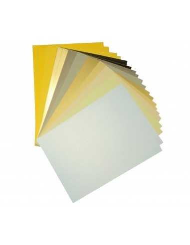 Set de hârtii decorative colorate galben buc. 20A5