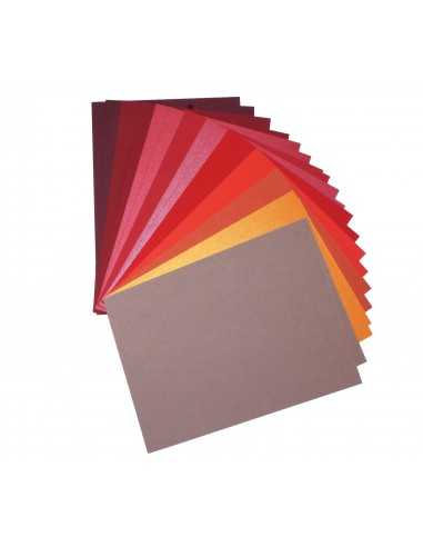 Set de hârtii decorative colorate roșu buc. 20A5