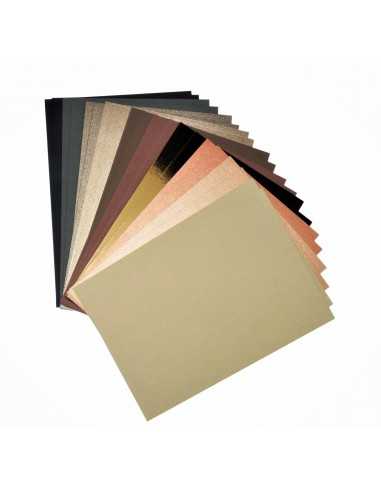 Set de hârtii decorative colorate maro buc. 20A5