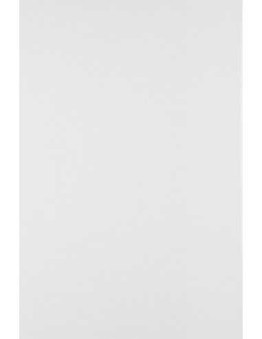 Hârtie decorativă netedă Elfenbens 246g Glazed alb buc. 20A5