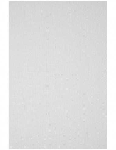 Hârtie decorativă texturată Elfenbens 246g Ryps alb buc. 20A5