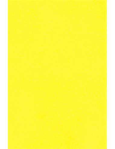 Hârtie decorativă colorată simplă Kaskad 225g Canary Yellow galben buc. 50A4