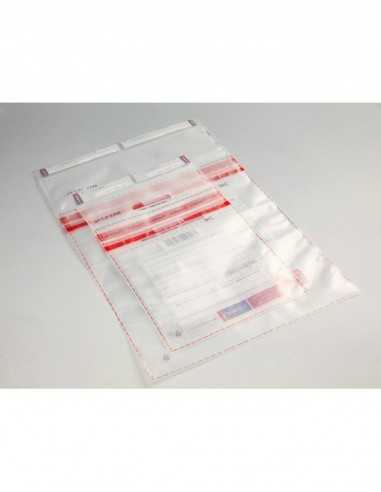 Plic de securitate B5 transparent 100buc.