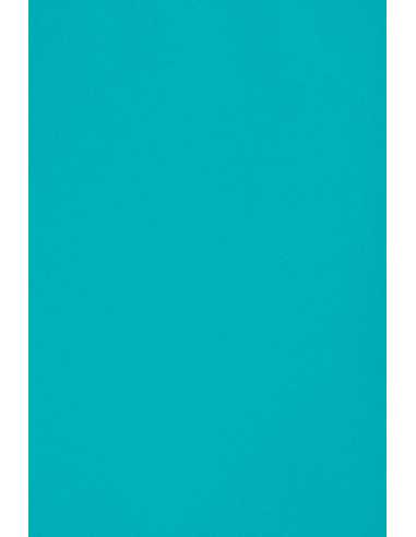 Hârtie decorativă colorată simplă Burano 250g Azzurro Reale B55 albastru buc. 10A5