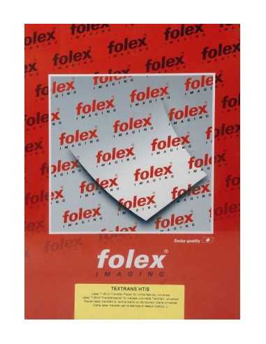 FOLEX TEXTRANS HT/S Iron-on pentru materiale deschise la culoare pentru imprimantele laser buc. 1A4