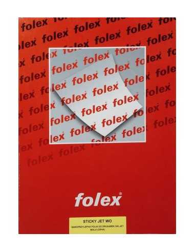 FOLEX SIVN Folie alb autoadezivă pentru imprimante color cu jet de cerneală buc. 10A4