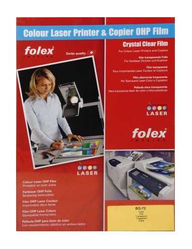 FOLEX BG-72 Folie transparentă pentru imprimantele laser color buc. 10A4