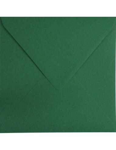 Plicuri decorative colorate ecologică pătrate K4 15,3x15,3 NK Kreative Emerald verde închis 120g