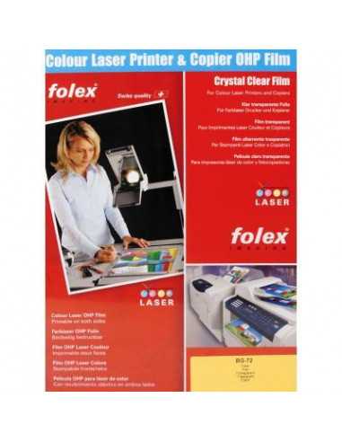 FOLEX BG-72 Folie transparentă pentru imprimantele laser color buc. 10A3