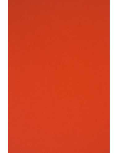 Hârtie decorativă colorată simplă Rainbow 160g R28 roșu 45x64 10 buc.