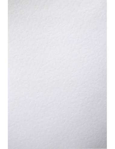 Hârtie decorativă texturată Elfenbens 246g Hammer 206 Ciocan fin White alb 61x86 R100 1 buc.