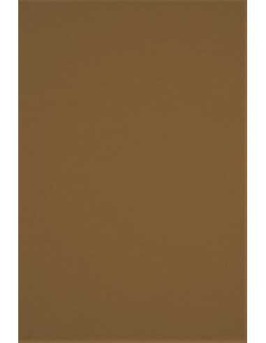 Hârtie decorativă colorată ecologică Crush 250g Hazelnut maro buc. 50A4