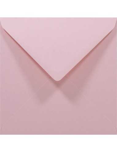 Plic pătrat simplu decorativ K4 14cm NK Rainbow R54 roz pastel 80g