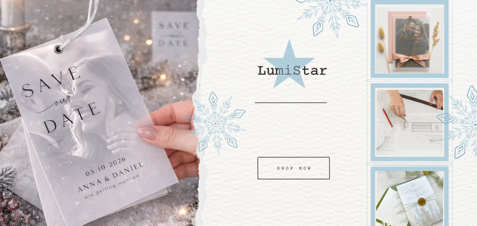 Hârtie transparentă ideală pentru invitații